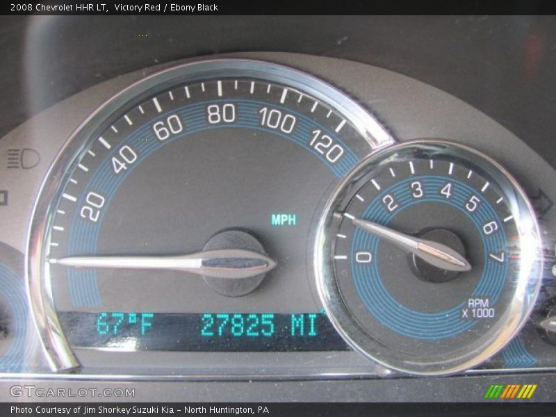 Victory Red / Ebony Black 2008 Chevrolet HHR LT
