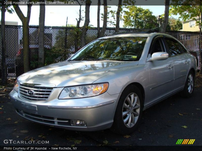 Silver Frost / Black 2008 Hyundai Azera Limited