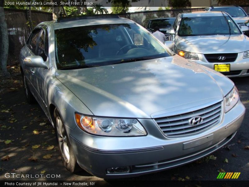 Silver Frost / Black 2008 Hyundai Azera Limited