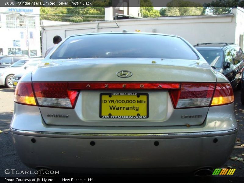 Silver Frost / Black 2008 Hyundai Azera Limited