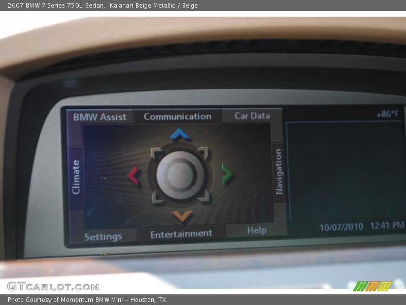 Kalahari Beige Metallic / Beige 2007 BMW 7 Series 750Li Sedan