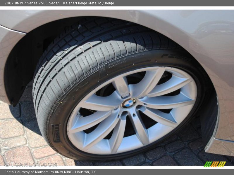 Kalahari Beige Metallic / Beige 2007 BMW 7 Series 750Li Sedan