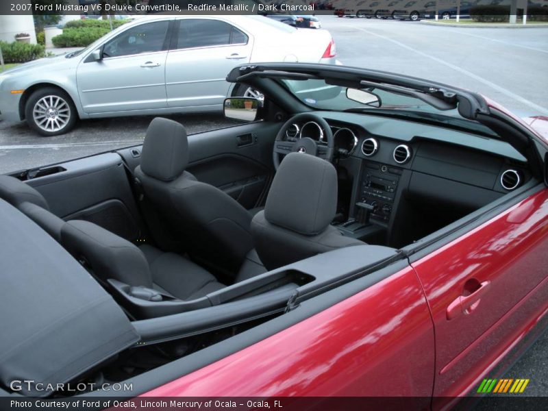 Redfire Metallic / Dark Charcoal 2007 Ford Mustang V6 Deluxe Convertible