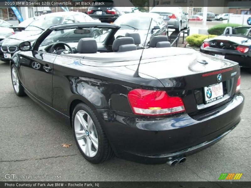 Jet Black / Black 2010 BMW 1 Series 128i Convertible