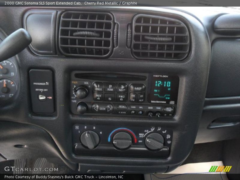 Cherry Red Metallic / Graphite 2000 GMC Sonoma SLS Sport Extended Cab