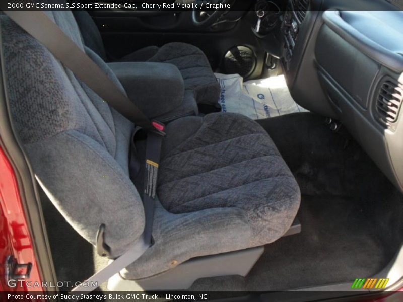 Cherry Red Metallic / Graphite 2000 GMC Sonoma SLS Sport Extended Cab