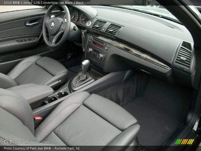 Jet Black / Black 2010 BMW 1 Series 128i Convertible