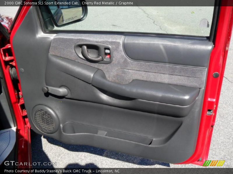 Cherry Red Metallic / Graphite 2000 GMC Sonoma SLS Sport Extended Cab