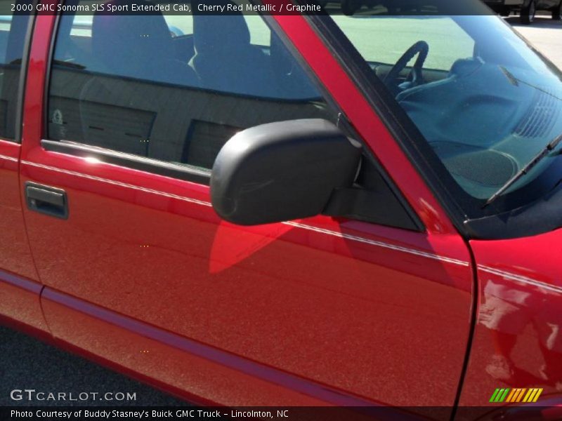 Cherry Red Metallic / Graphite 2000 GMC Sonoma SLS Sport Extended Cab