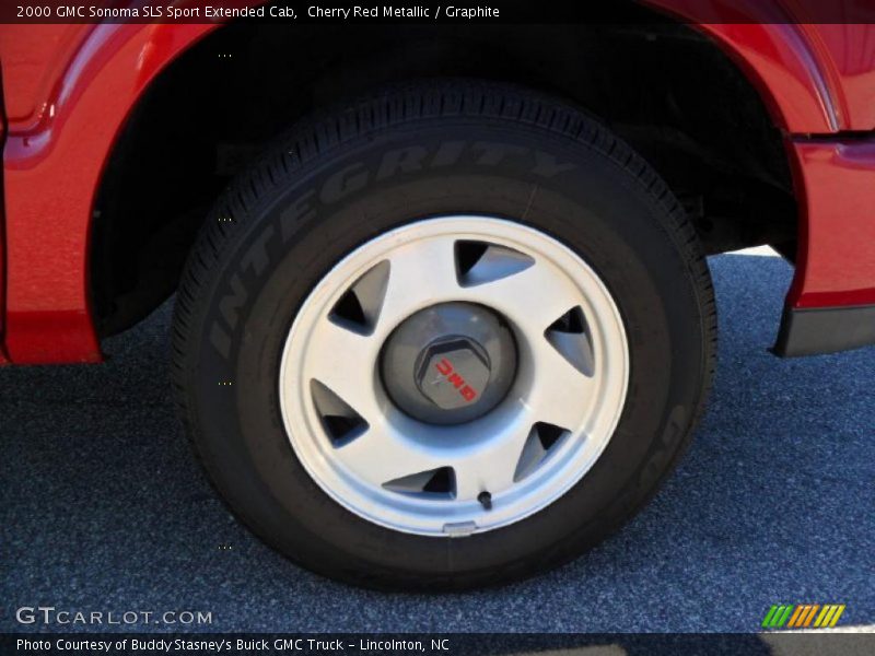 Cherry Red Metallic / Graphite 2000 GMC Sonoma SLS Sport Extended Cab