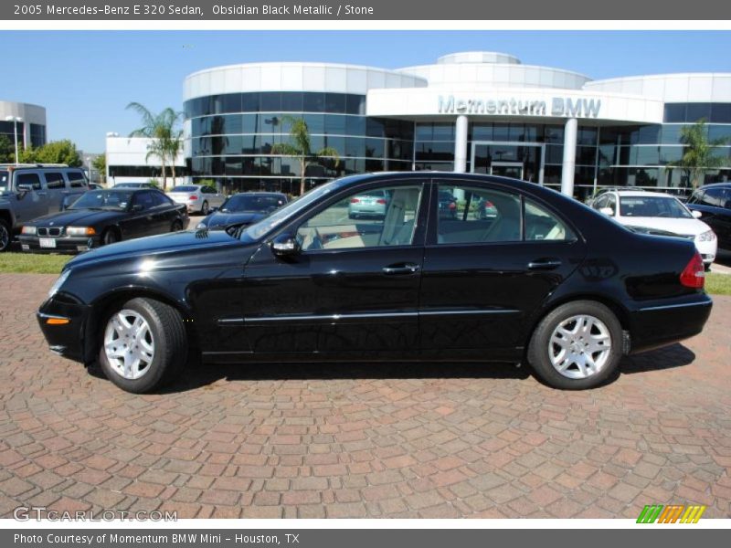 Obsidian Black Metallic / Stone 2005 Mercedes-Benz E 320 Sedan