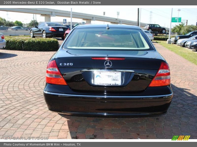 Obsidian Black Metallic / Stone 2005 Mercedes-Benz E 320 Sedan