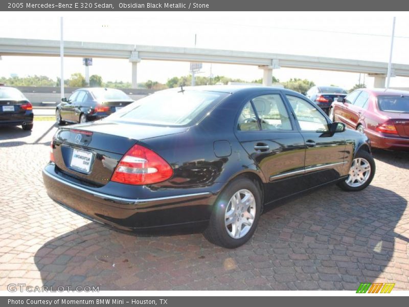 Obsidian Black Metallic / Stone 2005 Mercedes-Benz E 320 Sedan