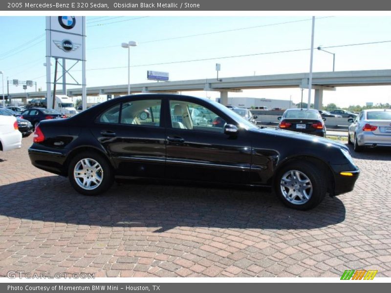 Obsidian Black Metallic / Stone 2005 Mercedes-Benz E 320 Sedan