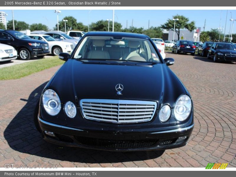 Obsidian Black Metallic / Stone 2005 Mercedes-Benz E 320 Sedan