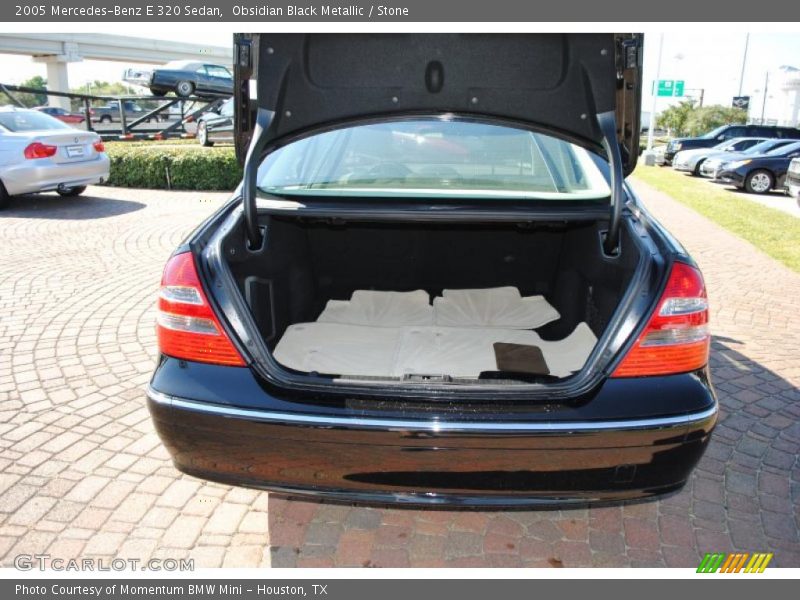 Obsidian Black Metallic / Stone 2005 Mercedes-Benz E 320 Sedan