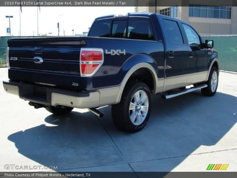 Dark Blue Pearl Metallic / Tan 2010 Ford F150 Lariat SuperCrew 4x4