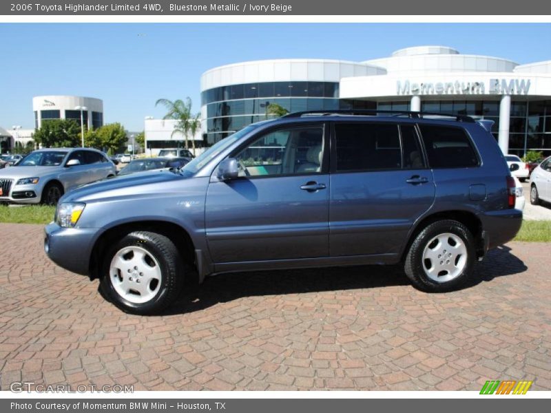 Bluestone Metallic / Ivory Beige 2006 Toyota Highlander Limited 4WD