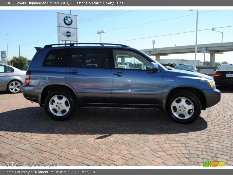 Bluestone Metallic / Ivory Beige 2006 Toyota Highlander Limited 4WD