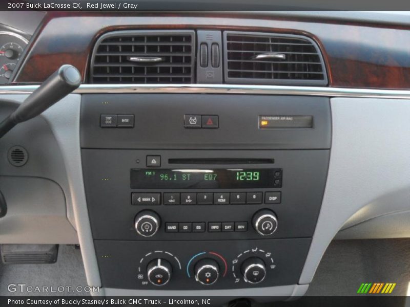 Red Jewel / Gray 2007 Buick LaCrosse CX