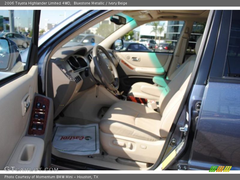 Bluestone Metallic / Ivory Beige 2006 Toyota Highlander Limited 4WD