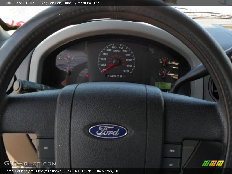 Black / Medium Flint 2007 Ford F150 STX Regular Cab