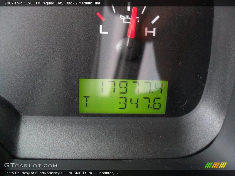 Black / Medium Flint 2007 Ford F150 STX Regular Cab