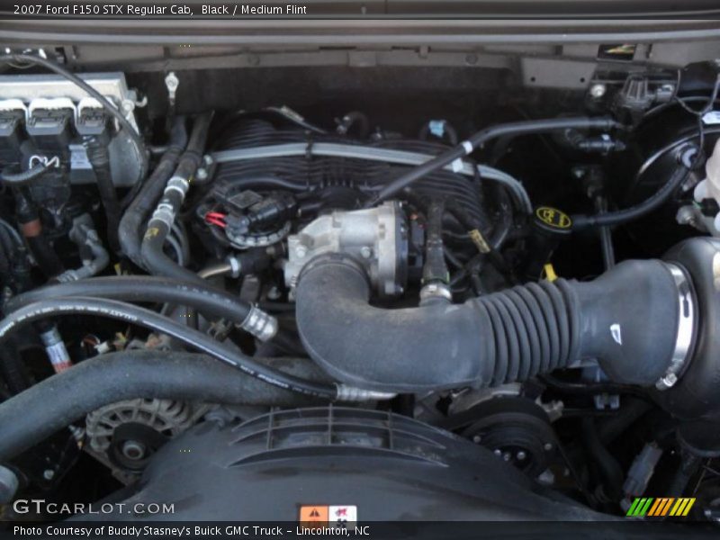 Black / Medium Flint 2007 Ford F150 STX Regular Cab