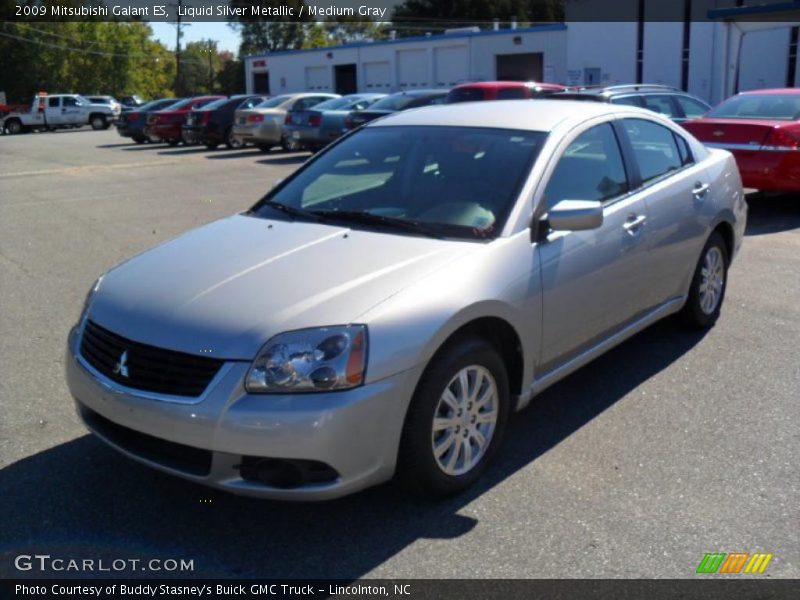 Liquid Silver Metallic / Medium Gray 2009 Mitsubishi Galant ES