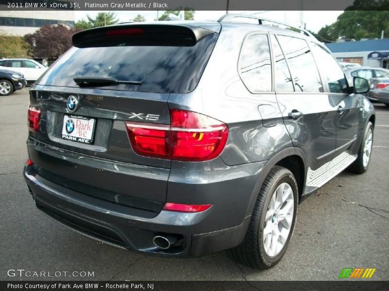 Platinum Gray Metallic / Black 2011 BMW X5 xDrive 35i