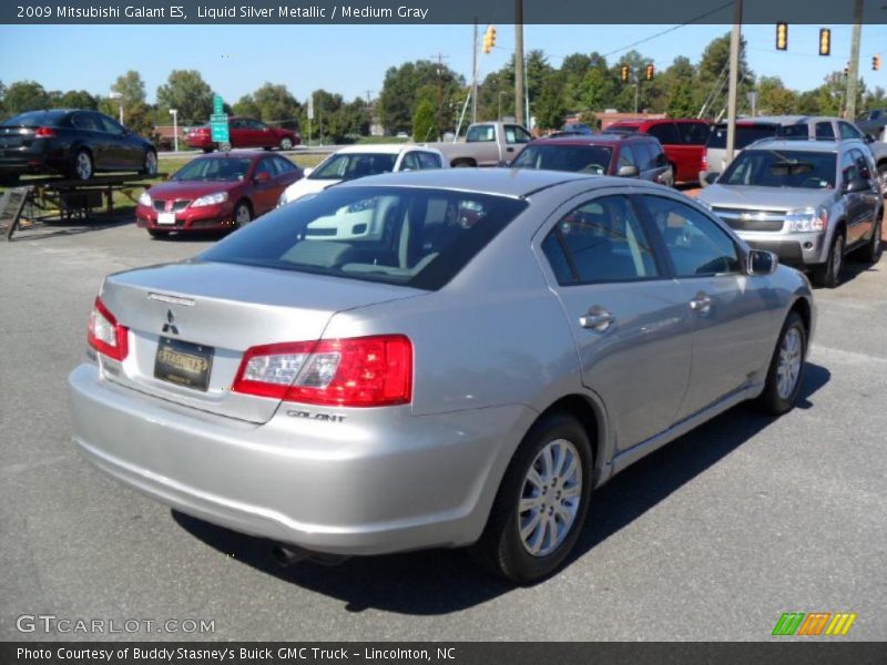 Liquid Silver Metallic / Medium Gray 2009 Mitsubishi Galant ES