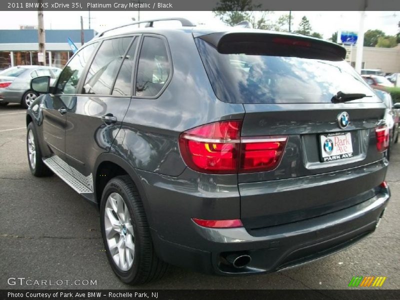 Platinum Gray Metallic / Black 2011 BMW X5 xDrive 35i