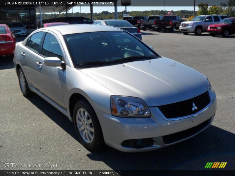 Liquid Silver Metallic / Medium Gray 2009 Mitsubishi Galant ES
