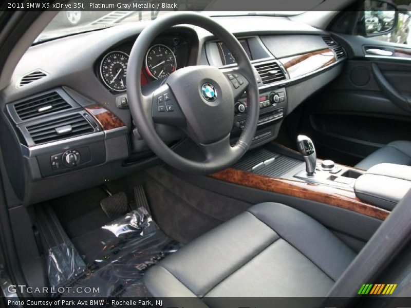 Platinum Gray Metallic / Black 2011 BMW X5 xDrive 35i