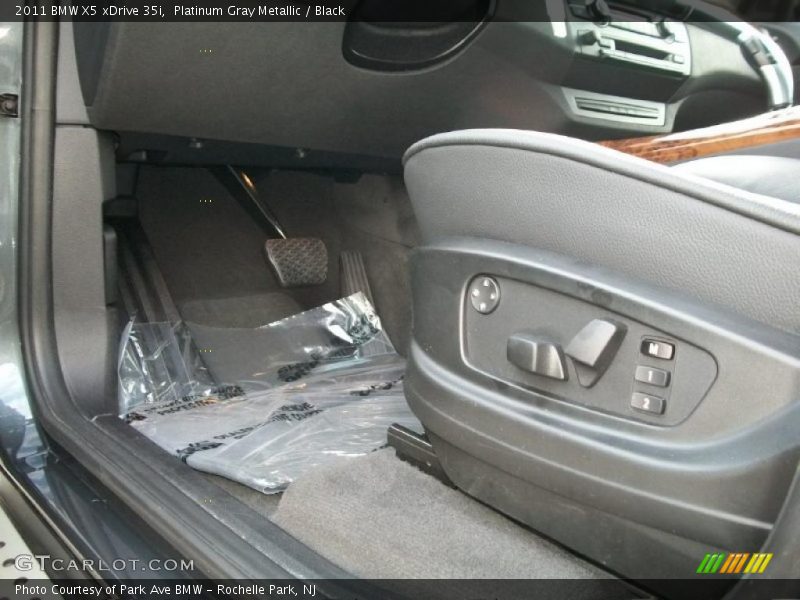 Platinum Gray Metallic / Black 2011 BMW X5 xDrive 35i