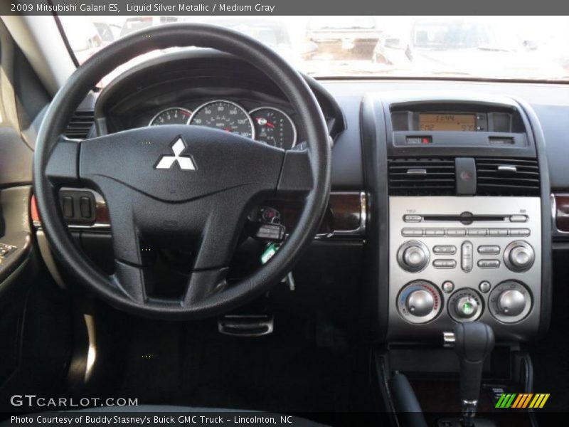 Liquid Silver Metallic / Medium Gray 2009 Mitsubishi Galant ES