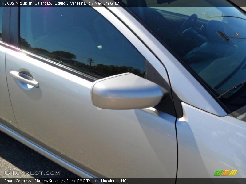 Liquid Silver Metallic / Medium Gray 2009 Mitsubishi Galant ES