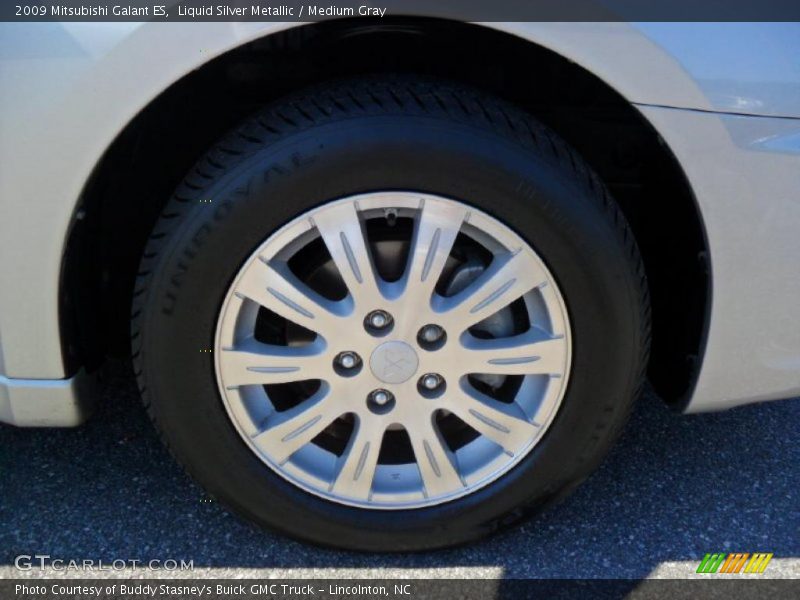 Liquid Silver Metallic / Medium Gray 2009 Mitsubishi Galant ES