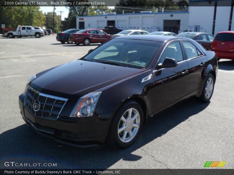 Black Cherry / Cashmere/Cocoa 2009 Cadillac CTS Sedan