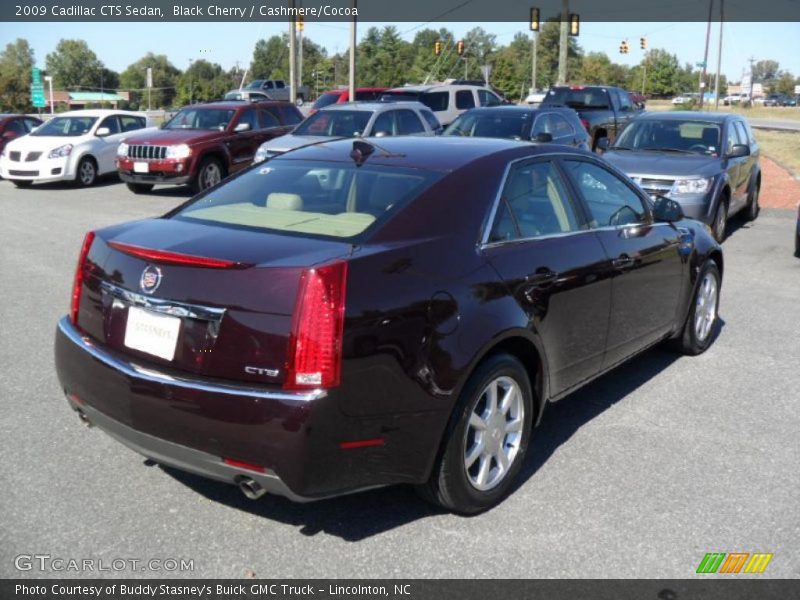 Black Cherry / Cashmere/Cocoa 2009 Cadillac CTS Sedan