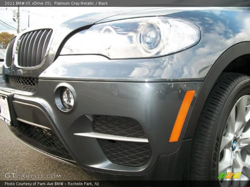 Platinum Gray Metallic / Black 2011 BMW X5 xDrive 35i