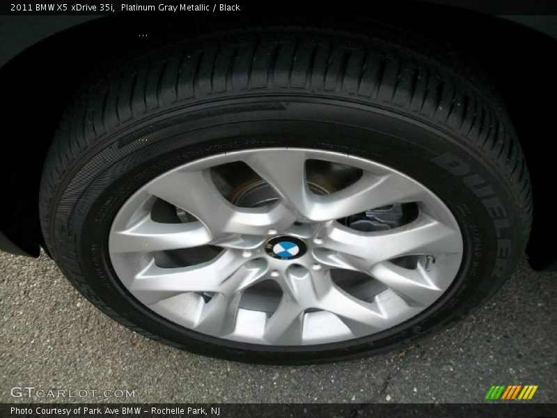 Platinum Gray Metallic / Black 2011 BMW X5 xDrive 35i