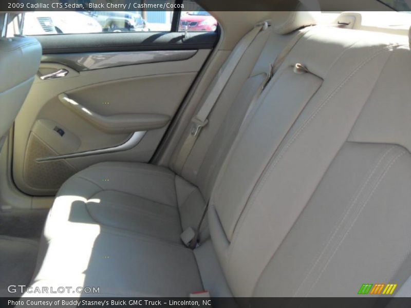 Black Cherry / Cashmere/Cocoa 2009 Cadillac CTS Sedan