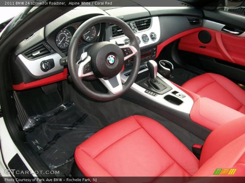  2011 Z4 sDrive30i Roadster Coral Red Interior