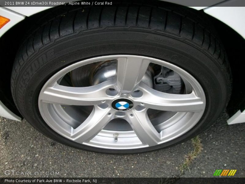 Alpine White / Coral Red 2011 BMW Z4 sDrive30i Roadster