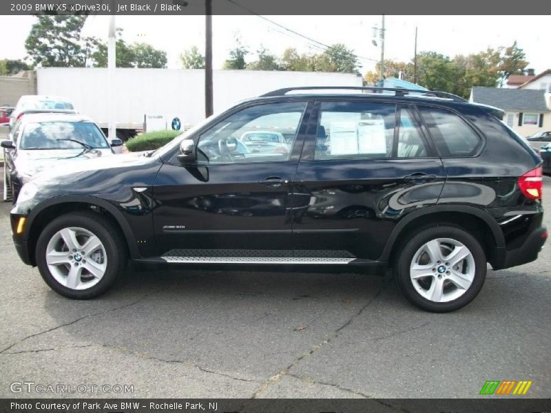 Jet Black / Black 2009 BMW X5 xDrive30i