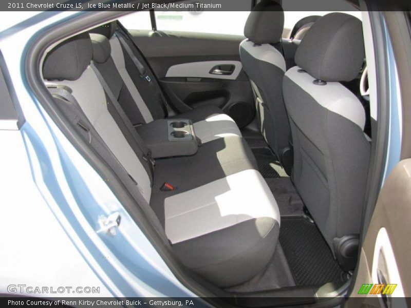 Ice Blue Metallic / Jet Black/Medium Titanium 2011 Chevrolet Cruze LS