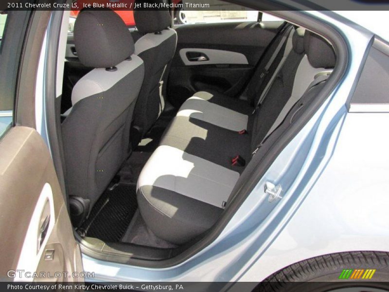 Ice Blue Metallic / Jet Black/Medium Titanium 2011 Chevrolet Cruze LS