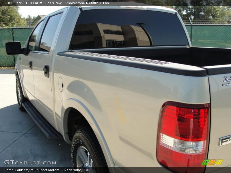 Smokestone Metallic / Tan 2006 Ford F150 Lariat SuperCrew