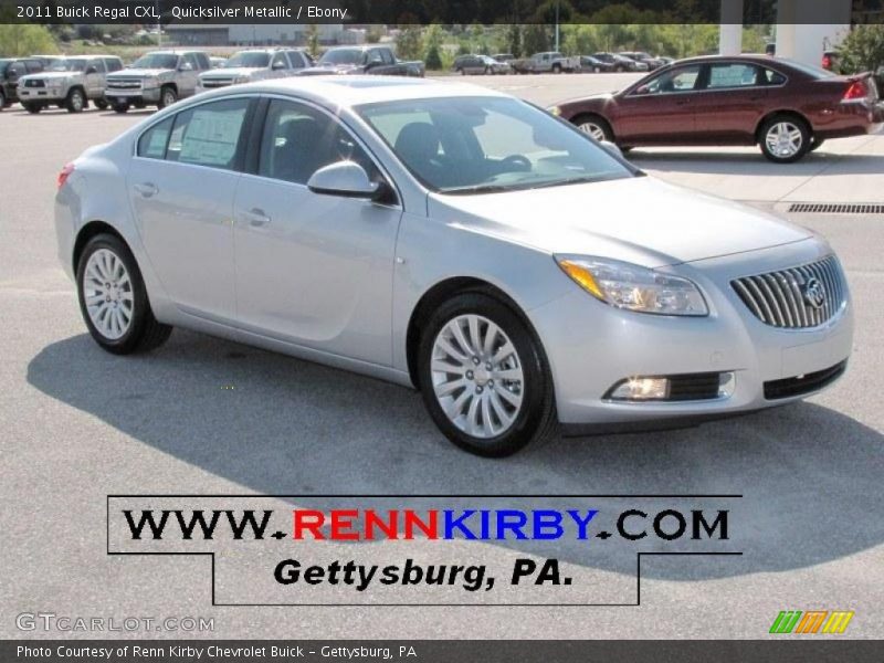 Quicksilver Metallic / Ebony 2011 Buick Regal CXL